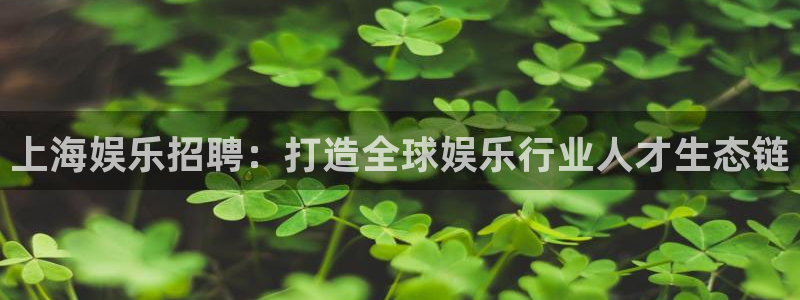 sunbet申搏888：上海娱乐招聘：打造全球娱乐行业人才生态链